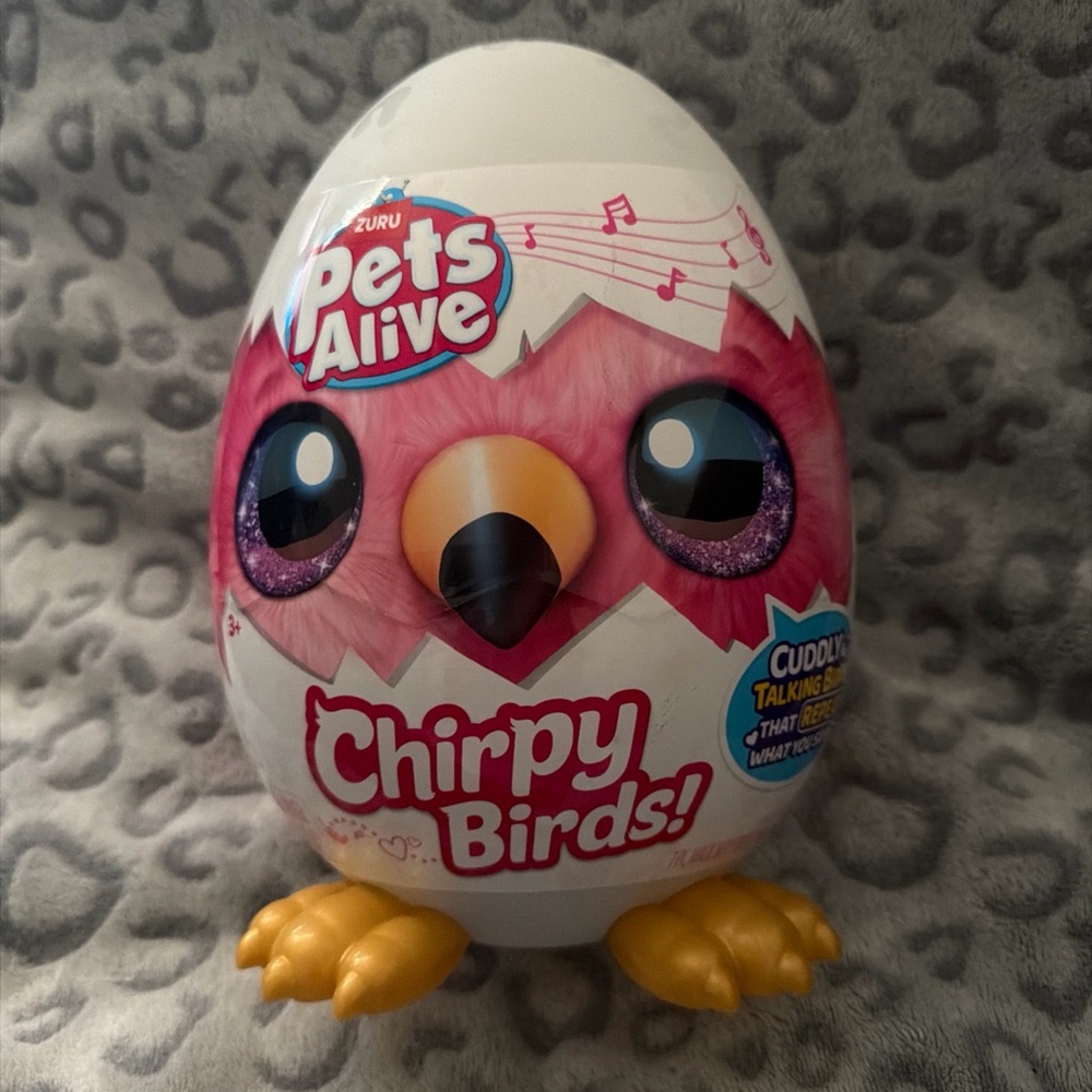 Zuru Pets Alive Chirpy Birds Pink Stuffed Animal